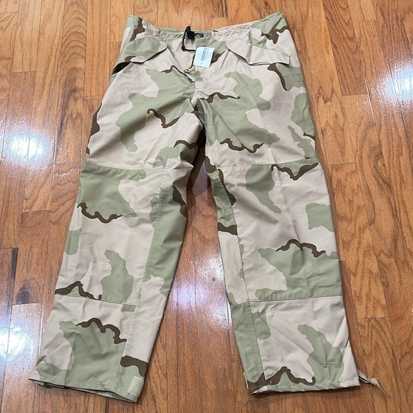 Men’s NWT Large Long Trousers Extended Cold Weather Camouflage Gore Seam - Picture 3 of 13